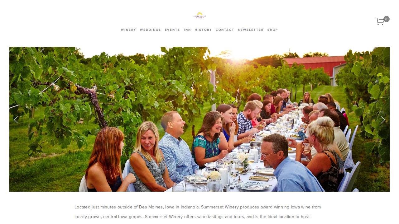 Summerset Cascina website screenshot