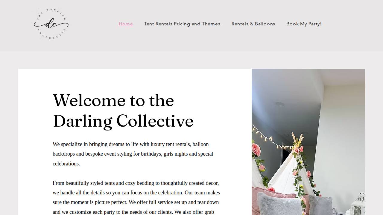 The Darling Collective Hq website screenshot