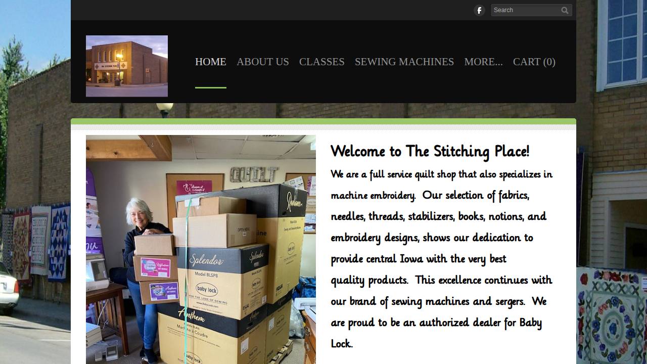 Whimsy Stitch LLC website screenshot