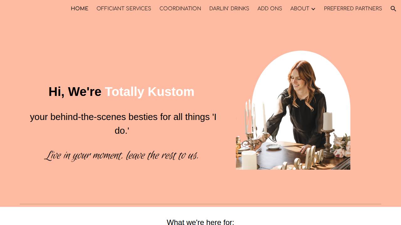 Totally Kustom Designs Llp website screenshot