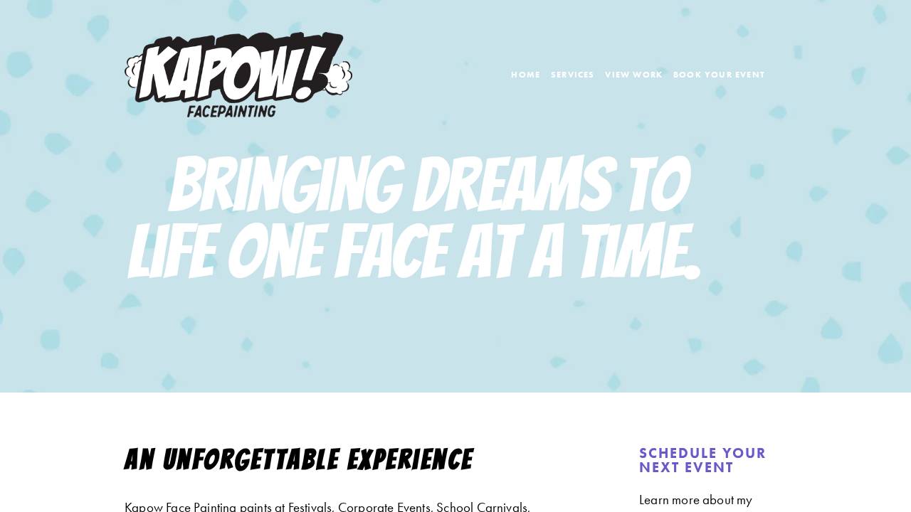 Kapow LLC website screenshot