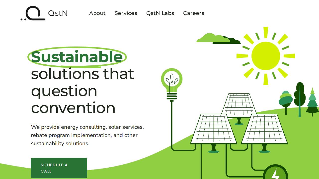 Qstn LLC website screenshot