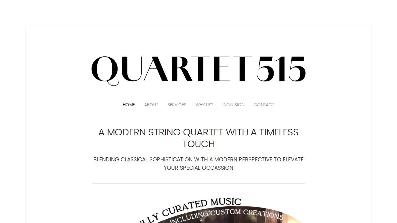 Quartet 515 LLC website screenshot