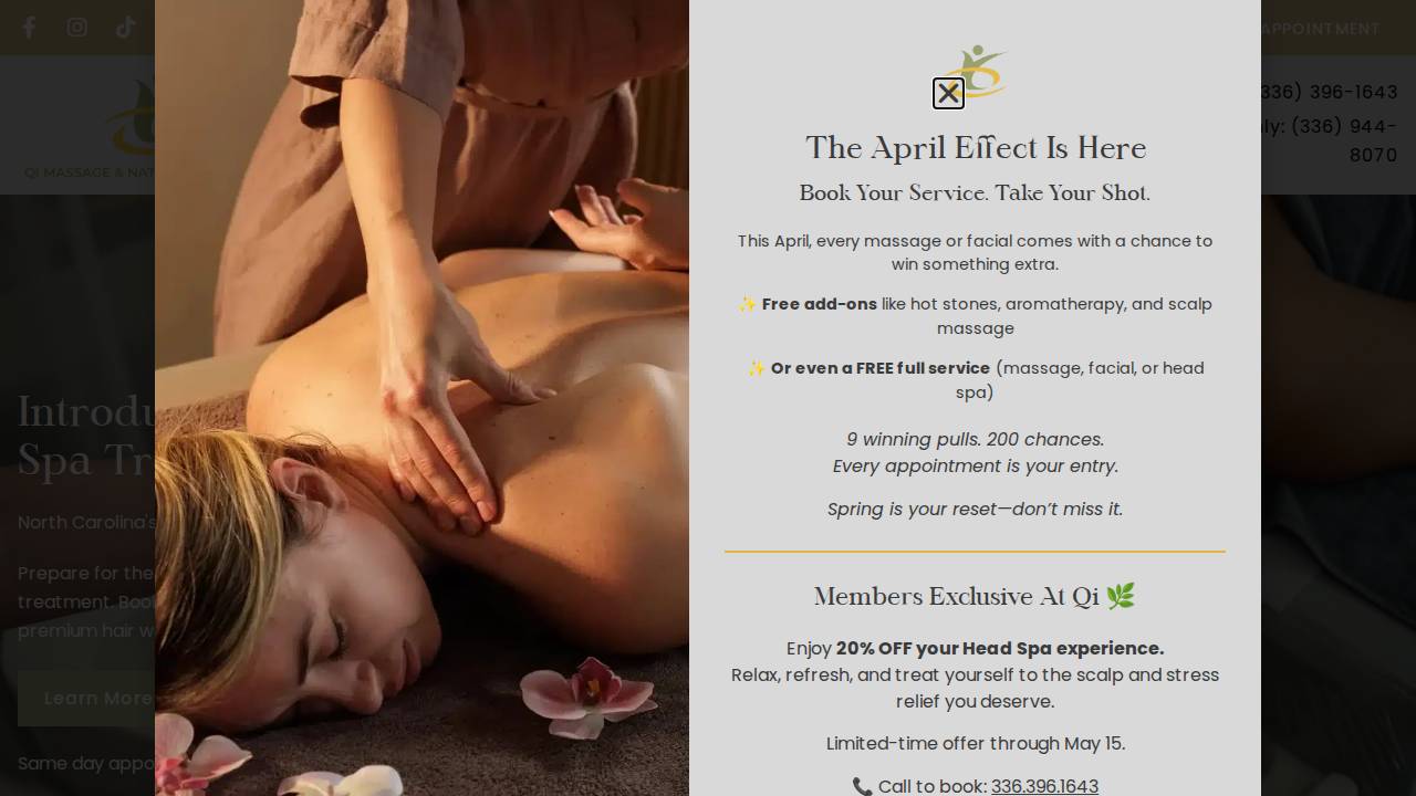 Shiatsu Therapy Inc. website screenshot