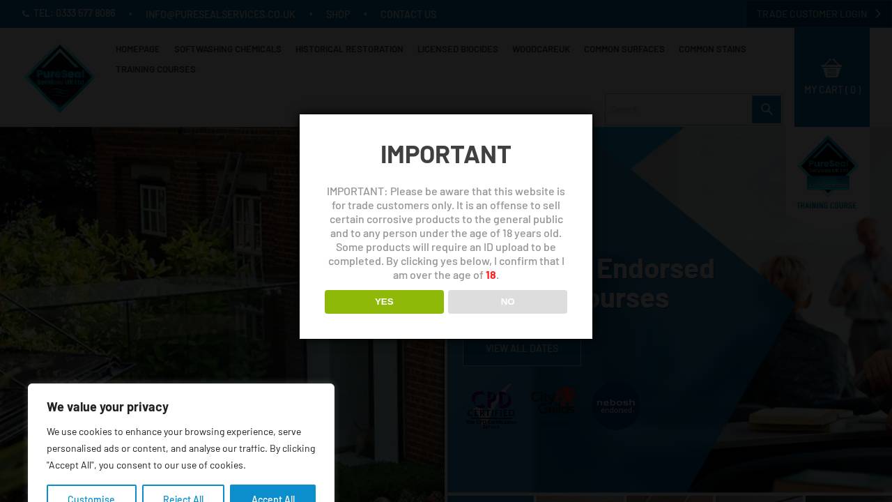 Bright And Clear Window Cleaning LLC website screenshot