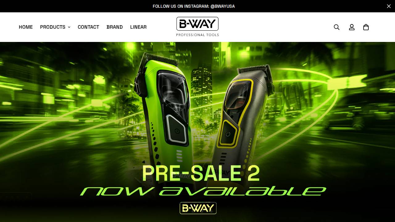 Bway USA website screenshot