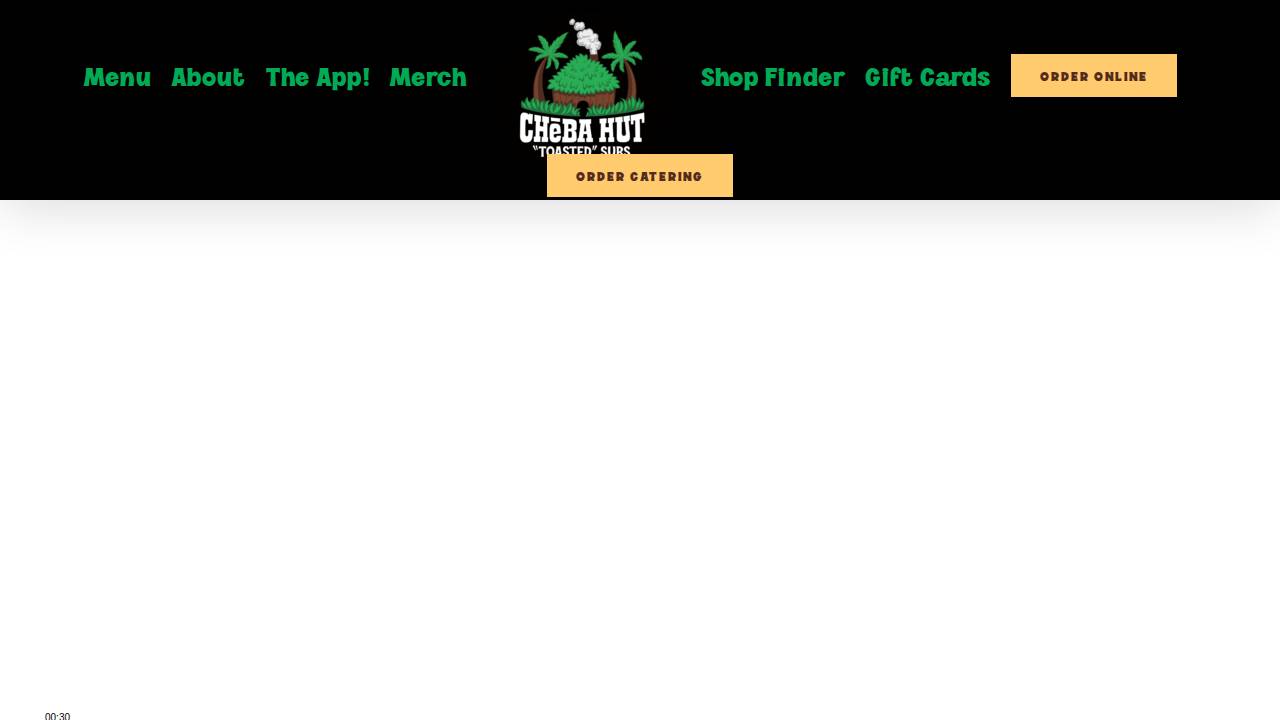 Cheba Hut website screenshot