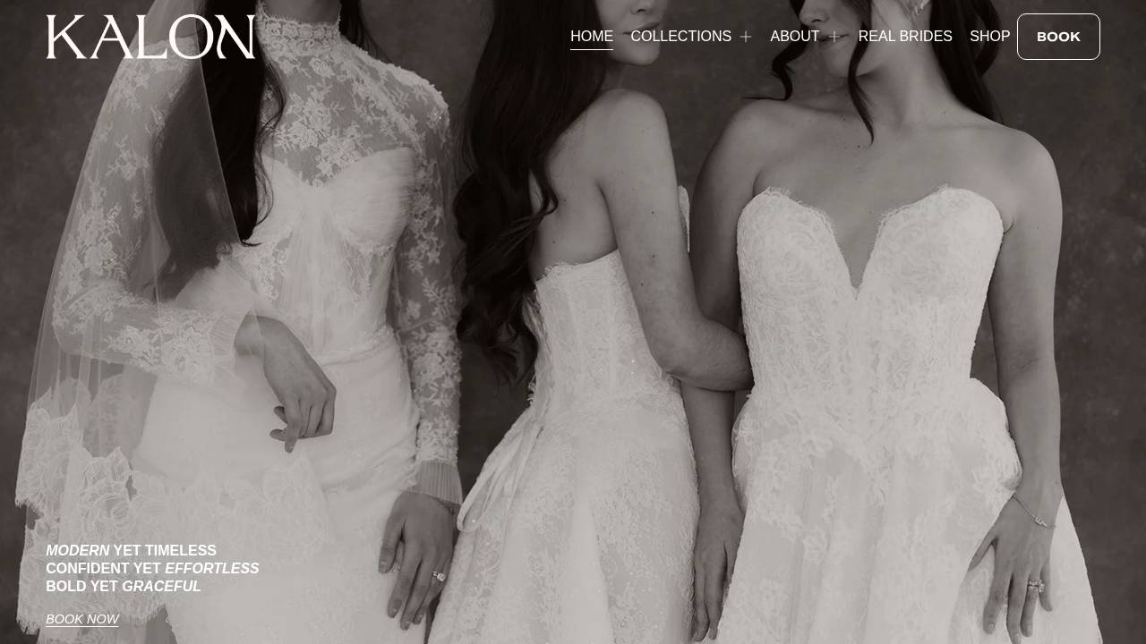 Kalon Bridal LLC website screenshot
