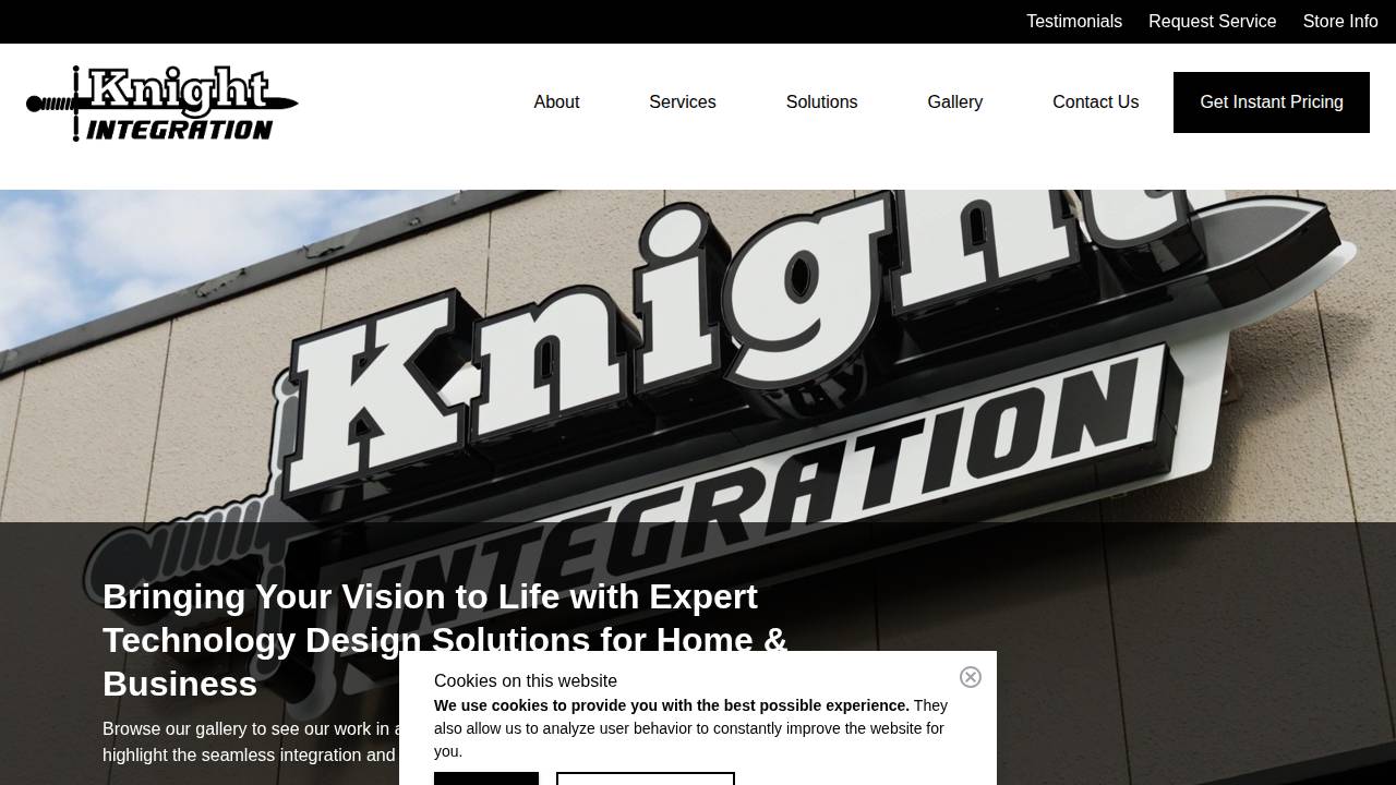 Knight Integration LLC website screenshot
