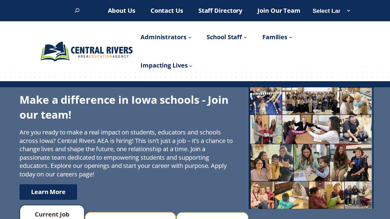 Katherine M website screenshot