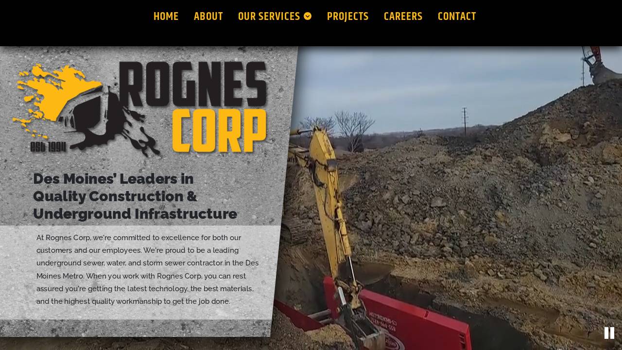 Roscoe Corporation website screenshot