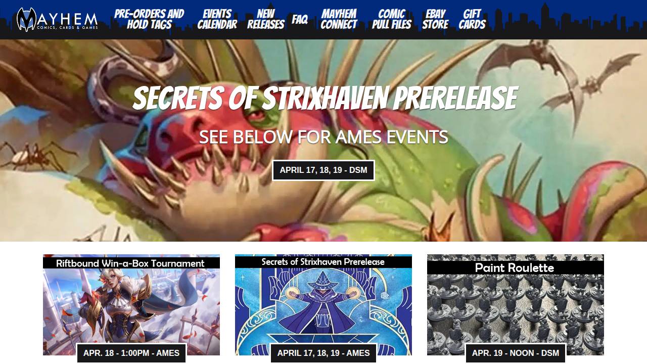 A & M Trading Inc. website screenshot