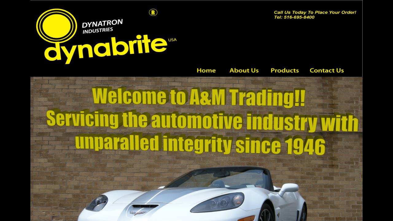 A & M Trading Inc. website screenshot