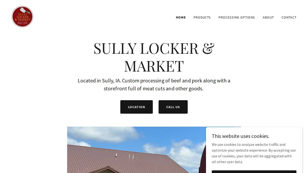 Sully Locker website screenshot