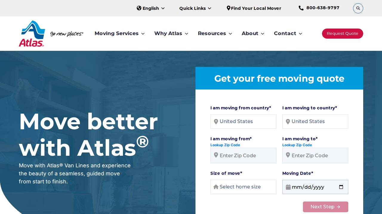 All Types Logistics website screenshot