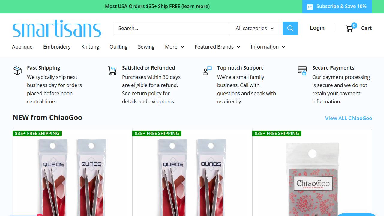 Smartisans LLC website screenshot