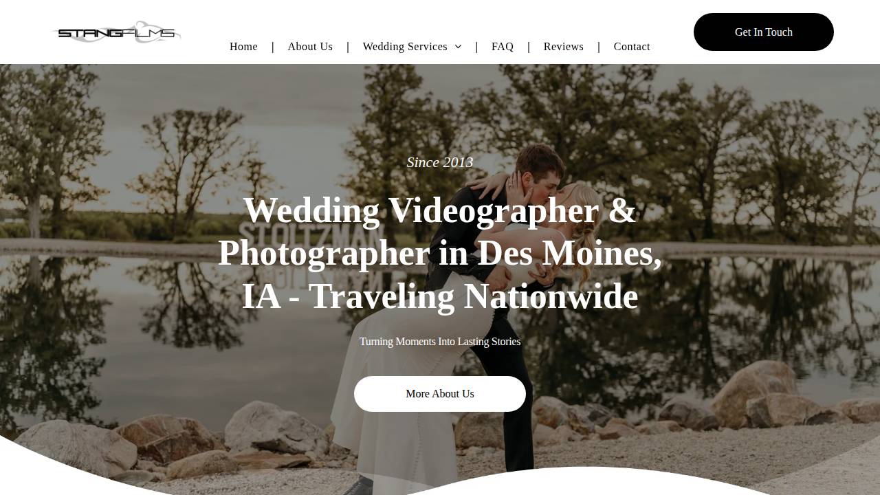 Stang Films Business website screenshot