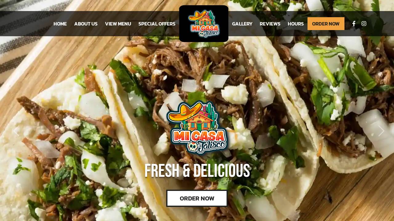 Mi Casa Jalisco website screenshot