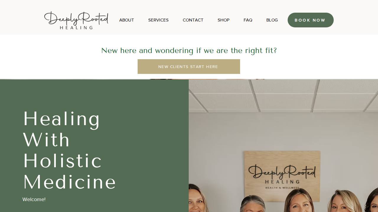 Soul & Atlas Healing website screenshot