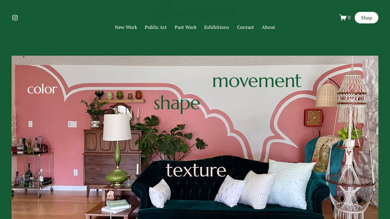 Sandrilene Designs LLC website screenshot