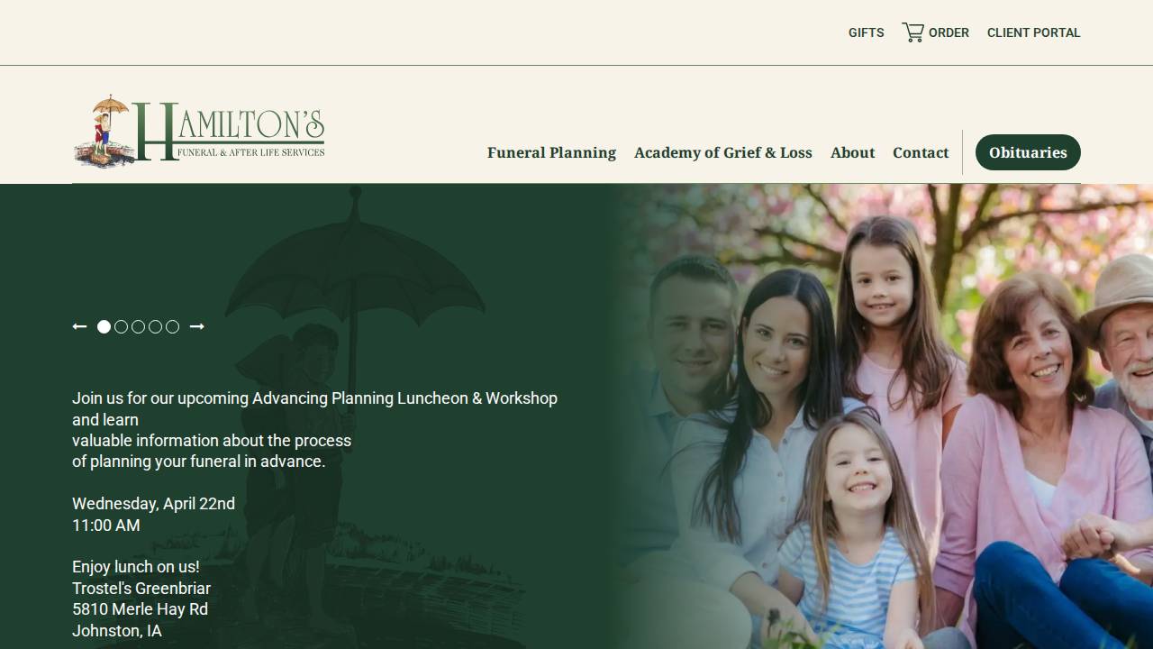 Michael Sloan website screenshot