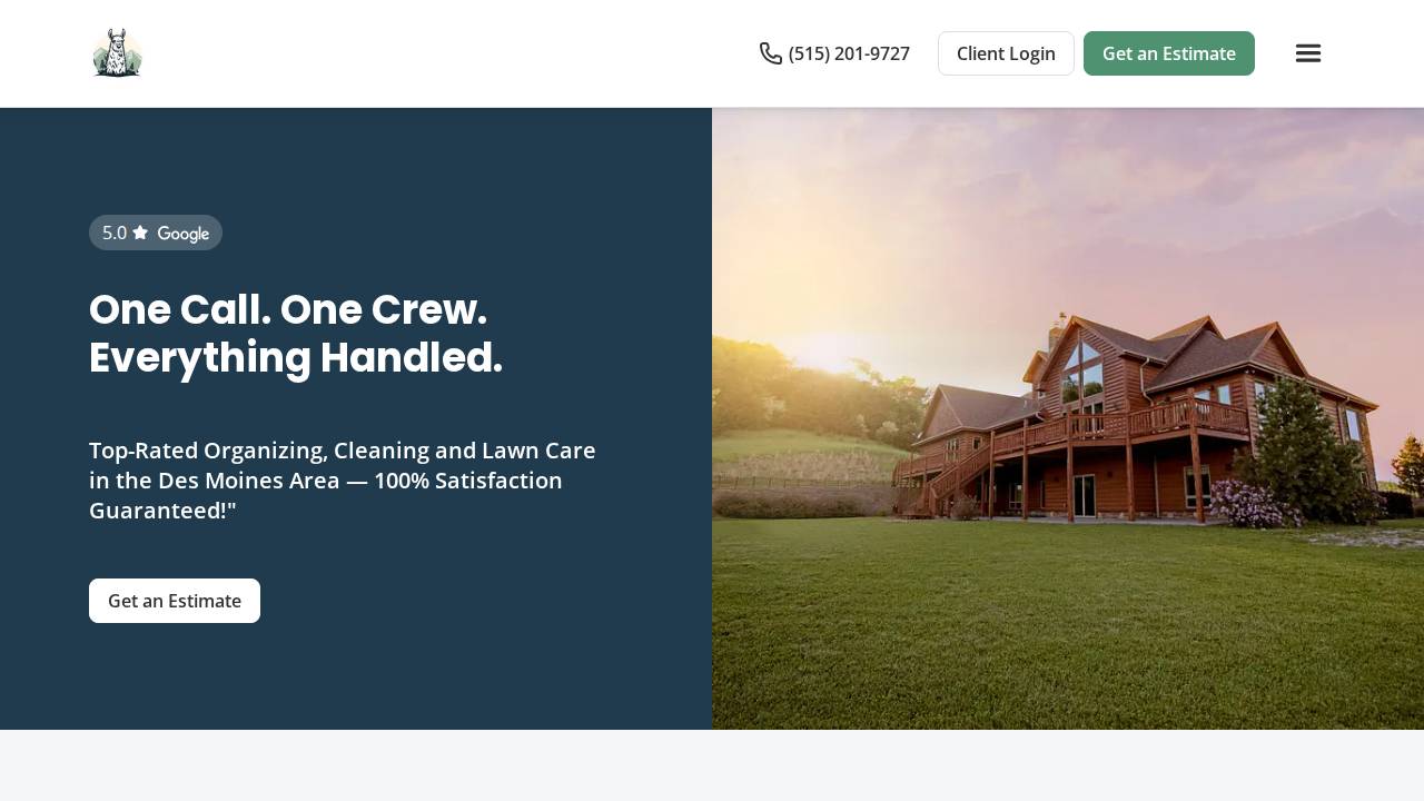 Llama Pro Services website screenshot