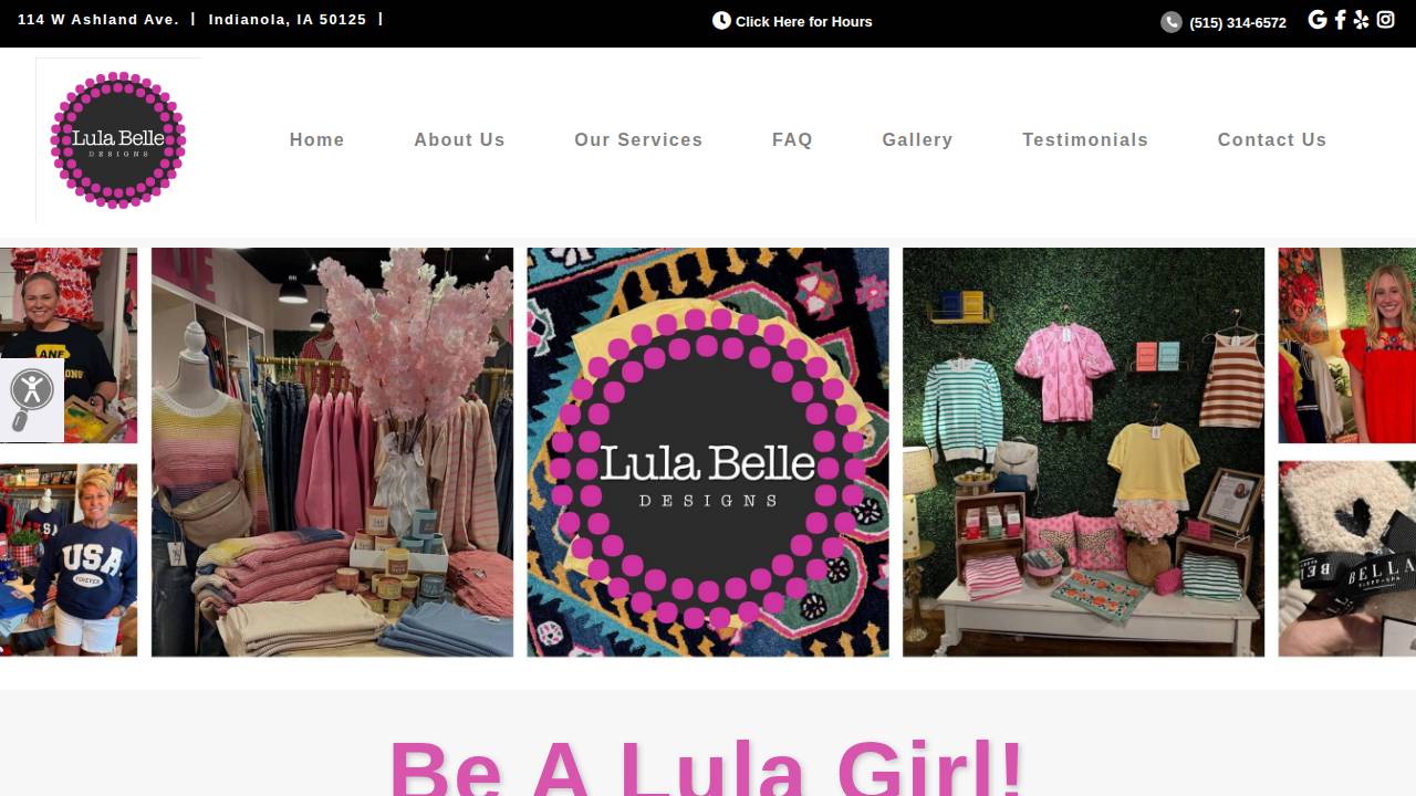 Tonya L website screenshot