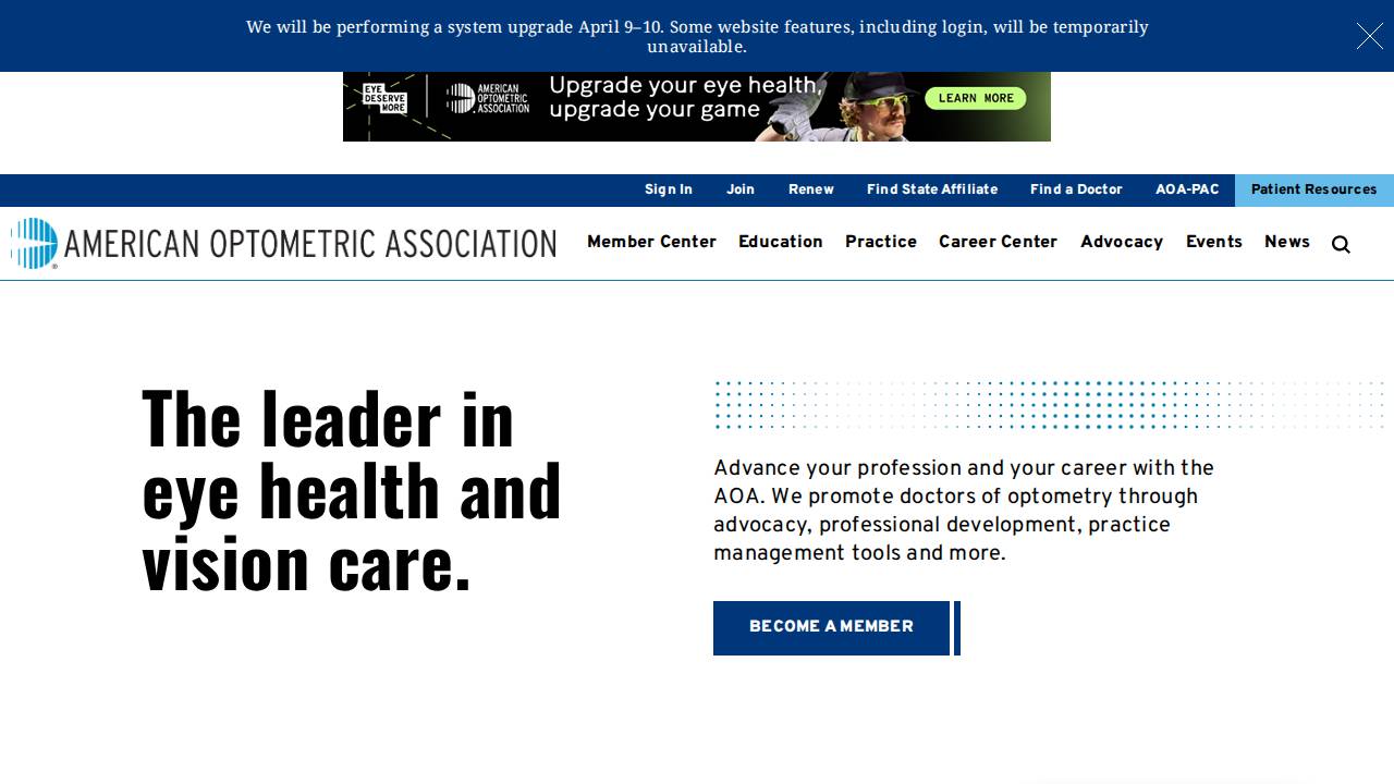 Iowa Department For The Blind website screenshot