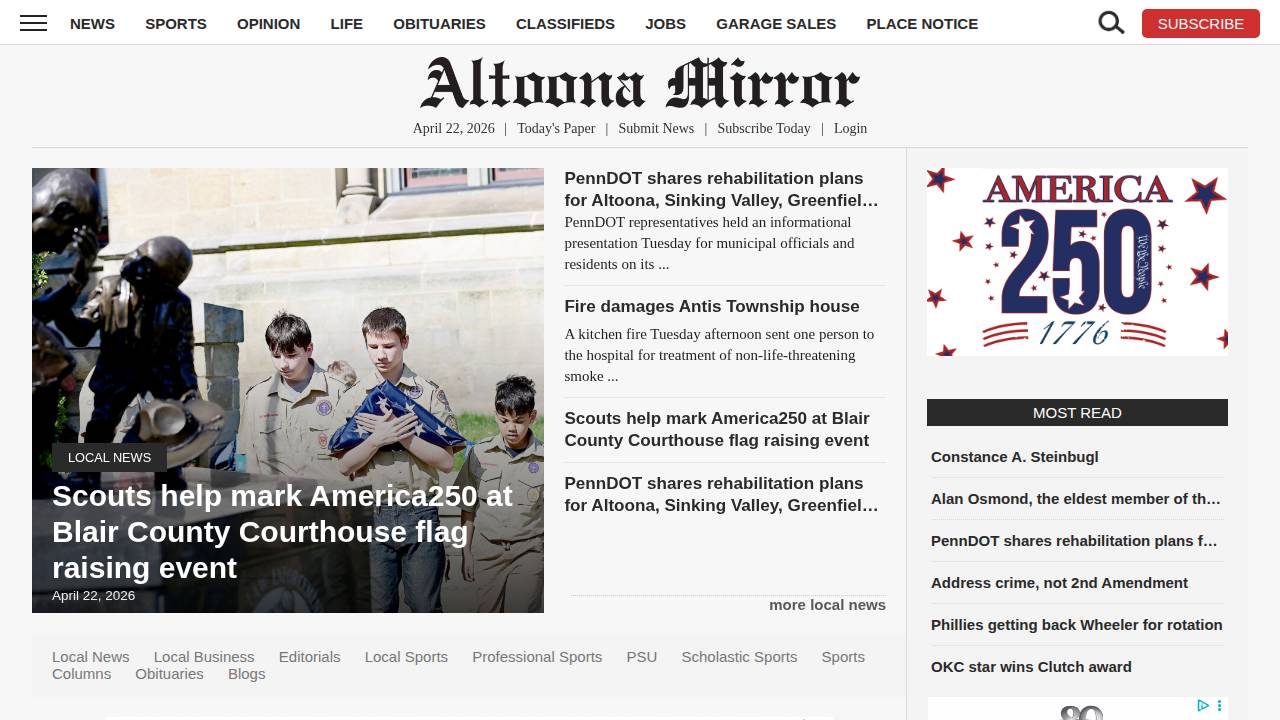 Heather On Fire website screenshot