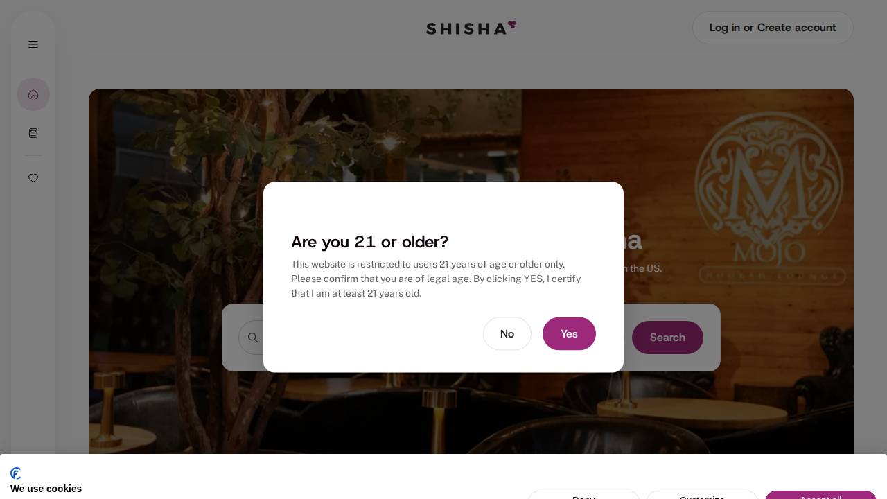 Ez Smoke website screenshot
