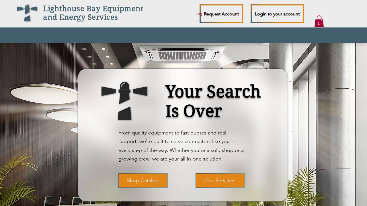 Lighthouse Bay Foods Lighthouse Bay Efficeincy Services Inc. website screenshot