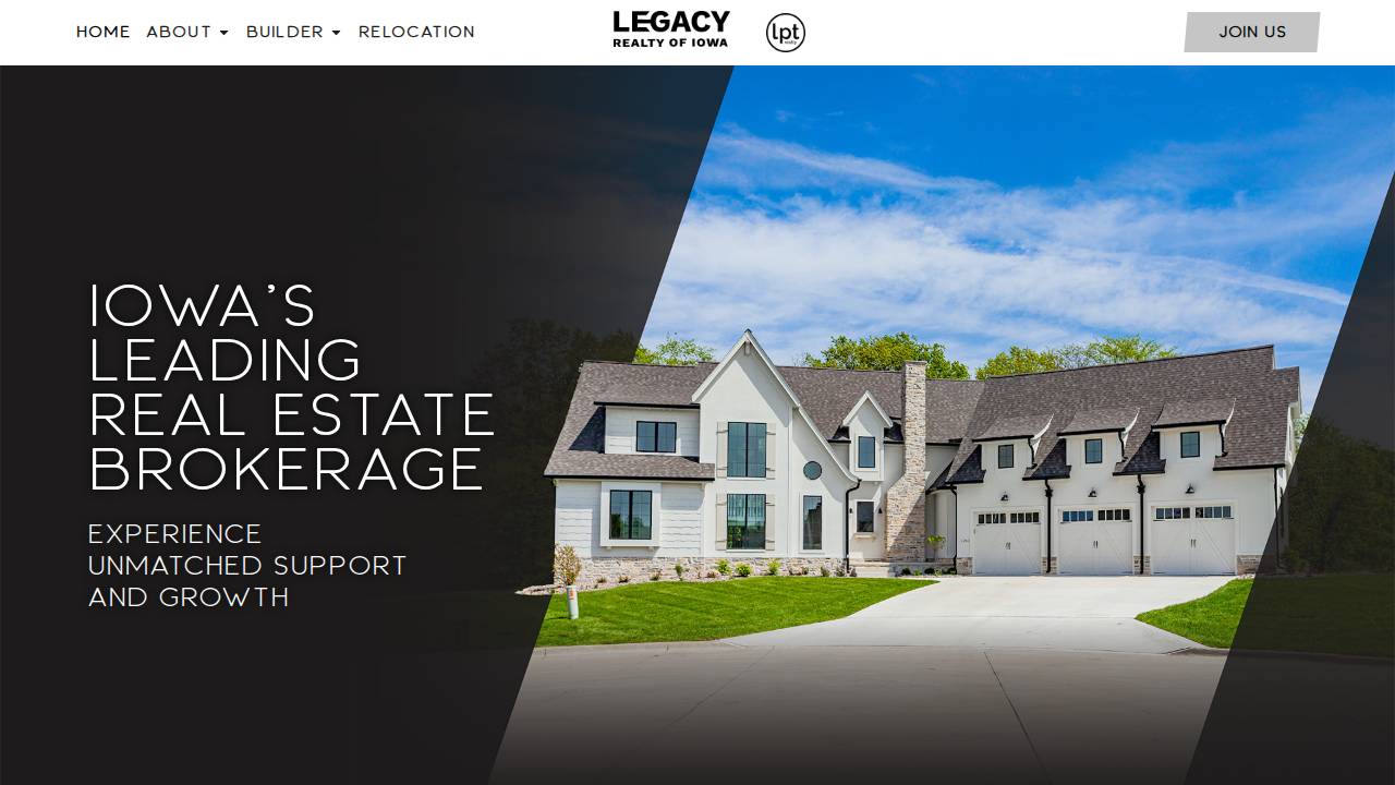 Legacy Affordable Realty LLC website screenshot