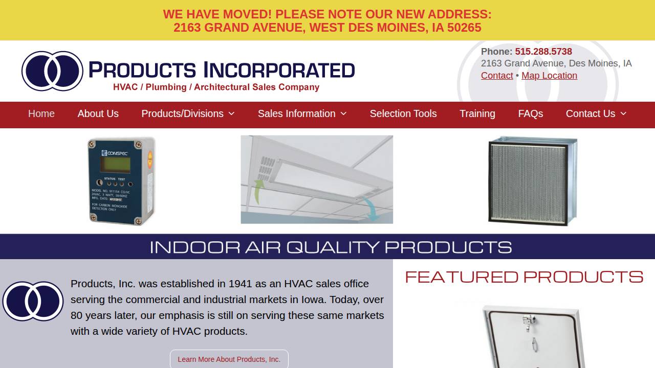 Inc.. website screenshot