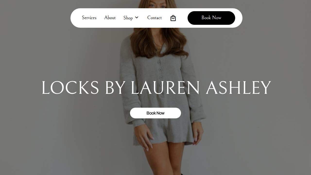 Locks By Lauren Ashley website screenshot