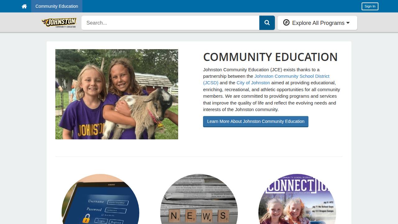 Workshop website screenshot