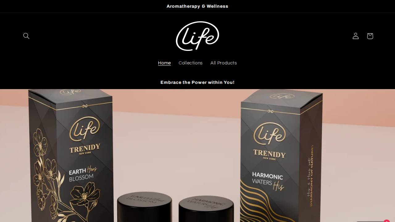 Trenidy Life website screenshot