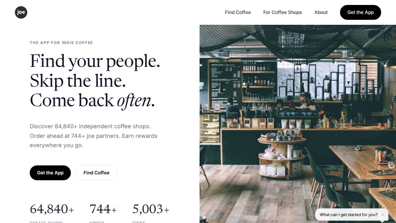 Uncommon Grounds website screenshot