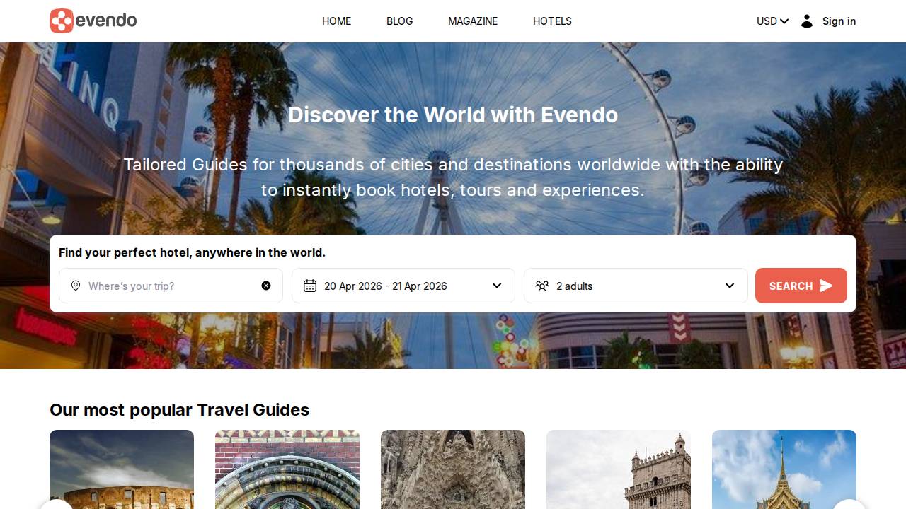 Balkan Foods website screenshot