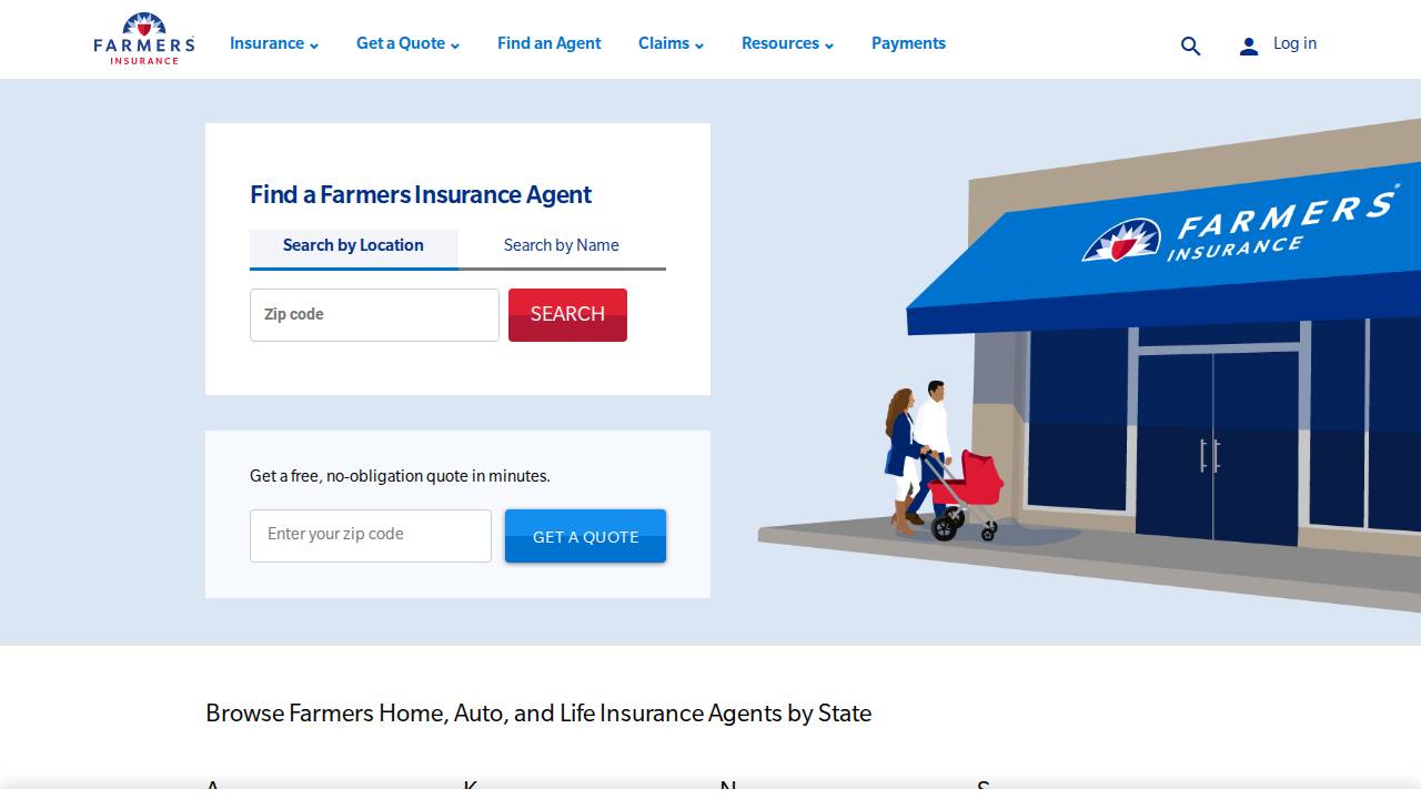 Jocelyn Severin Insurance Agency LLC website screenshot