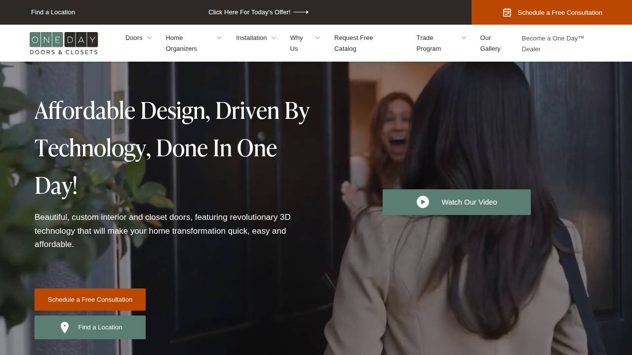One Day Bath Of Central Iowa website screenshot
