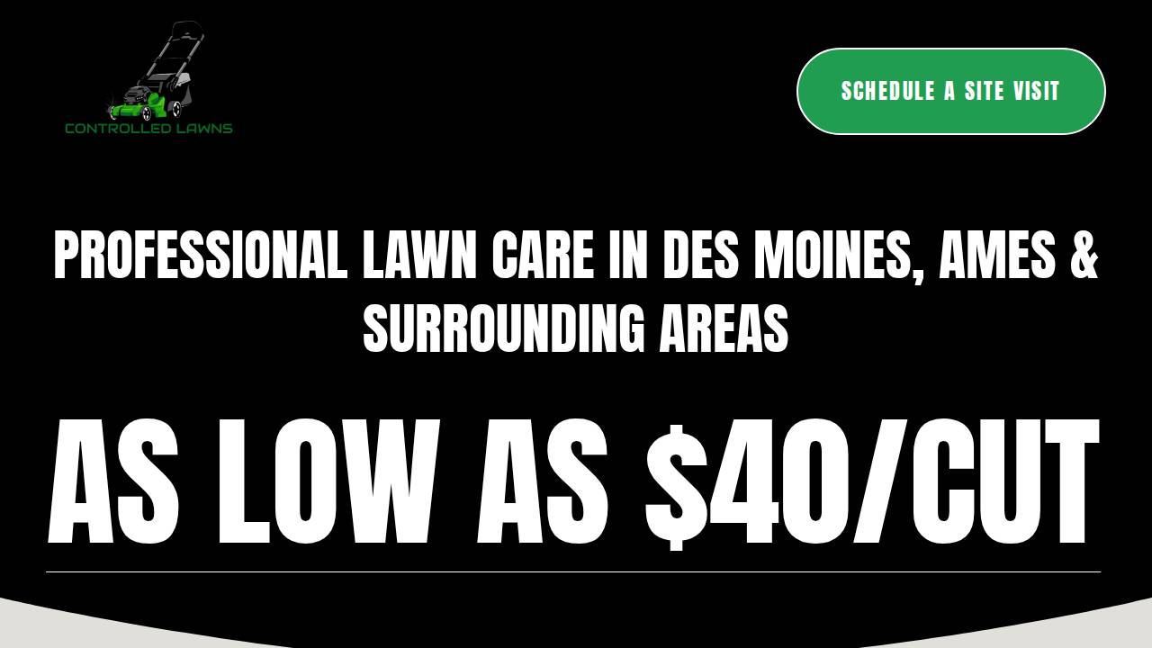 Controlled Lawns Of Iowa LLC website screenshot
