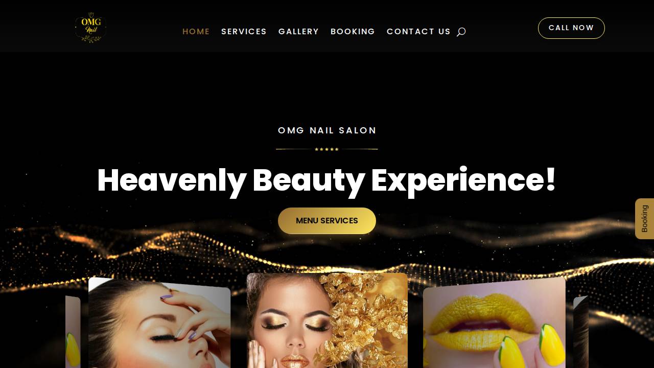 My Nails website screenshot