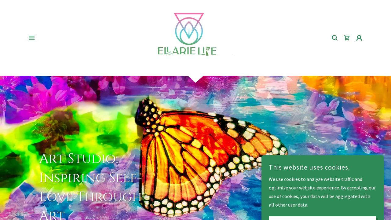 Ellarie Art Collective website screenshot