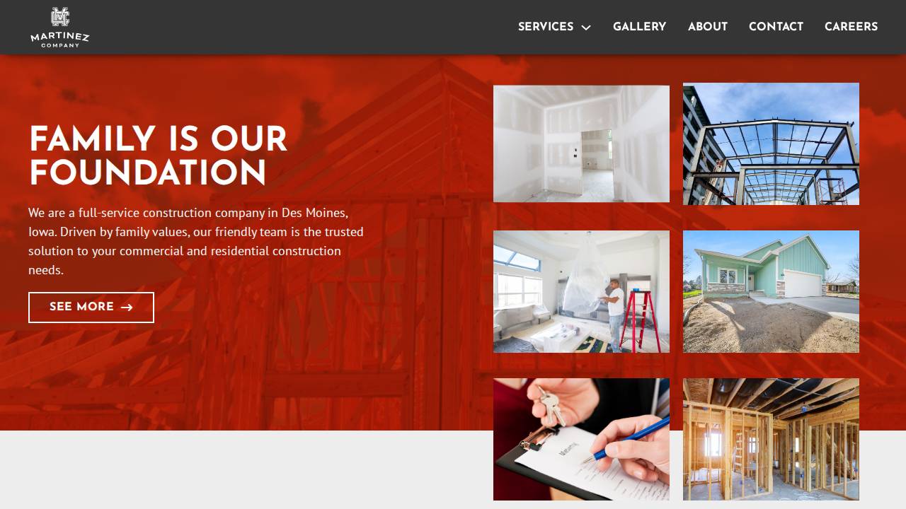 Mtz Remodeling Services LLC website screenshot
