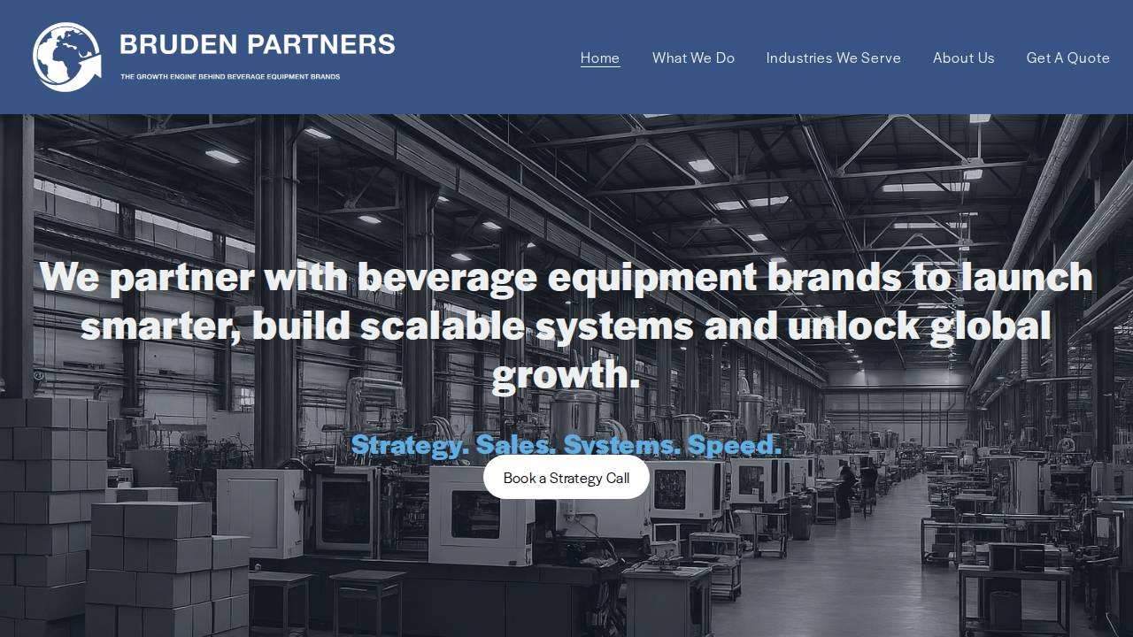 Bruden Partners LLC website screenshot