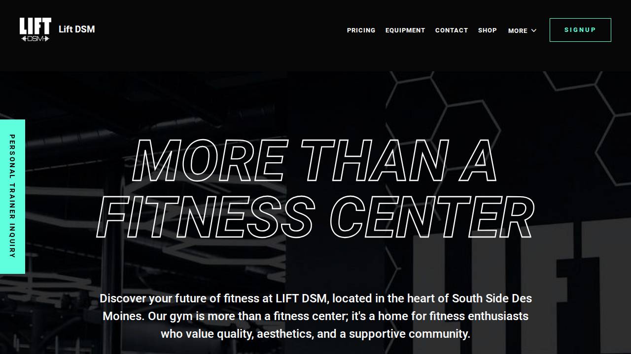 Lift Dsm website screenshot