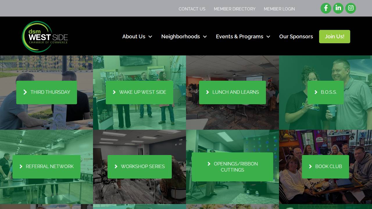 Jordan Creek Mall Kiosk website screenshot