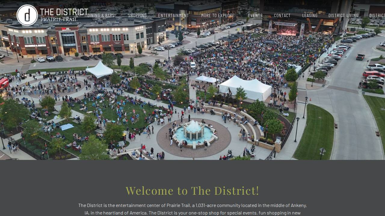 Retail And Events website screenshot