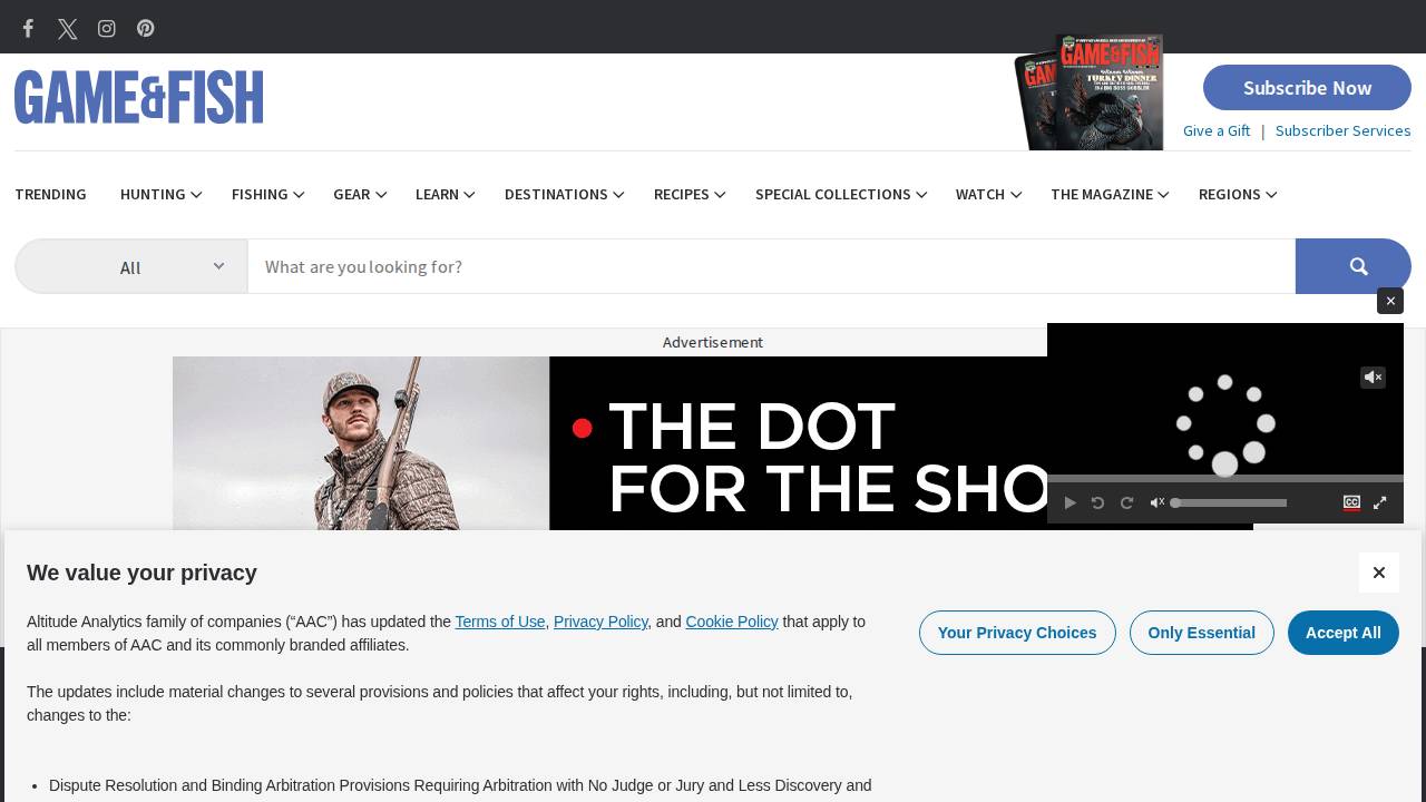 Anderson Tackle And Flys website screenshot