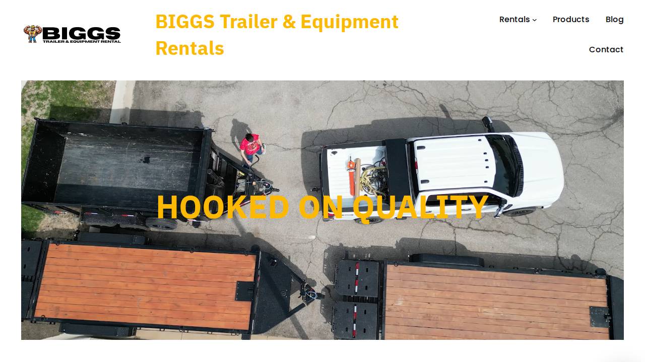 Trailer website screenshot